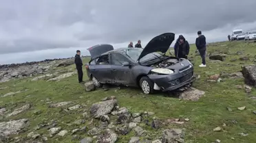 Siverek'te Otomobil Devrildi: 5 Yaralı