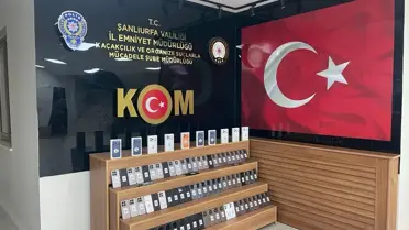 Şanlıurfa'da Kaçak Telefon Operasyonu