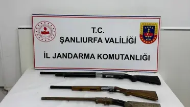 Şanlıurfa'da Silah Kaçakçılığına Operasyon
