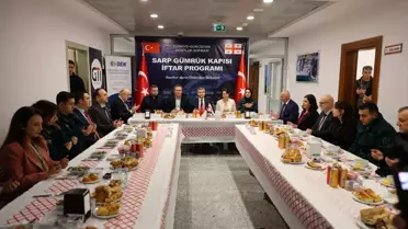 Sarp Sınır Kapısı'nda İftar Programı