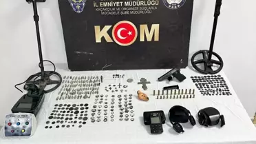 Savaştepe'de Tarihi Eser Kaçakçılığı Operasyonu