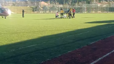 Seydişehir'de Kalp Krizi Geçiren Hasta Hava Ambulansı ile Konya'ya Sevk Edildi