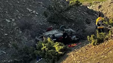Siirt'te Uçurumdan Düşen Araçta 1 Ölü, 1 Yaralı