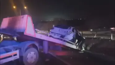 Silivri D-100'de Zincirleme Kaza