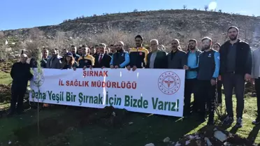 Şırnak'ta 'İl Sağlık Müdürlüğü Hatıra Ormanı' oluşturuldu