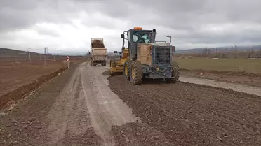Hacıyusuf-Kartalkaya Yolu Onarılıyor