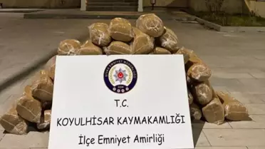 Koyulhisar'da 200 kg Kaçak Tütün Ele Ge geçirildi