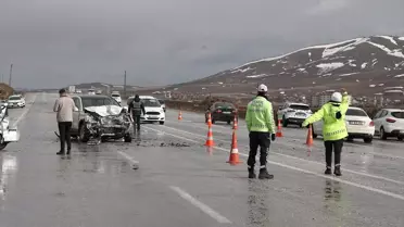 Sivas'ta Zincirleme Kaza: 1 Ölü, 5 Yaralı