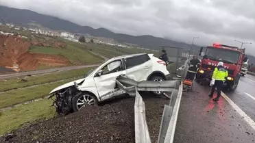 TAG Otoyolu'nda Kaza: 1 Ölü, 2 Yaralı