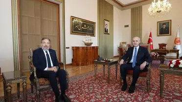 Kurtulmuş, Diyanet İşleri Başkanı'nı kabul etti