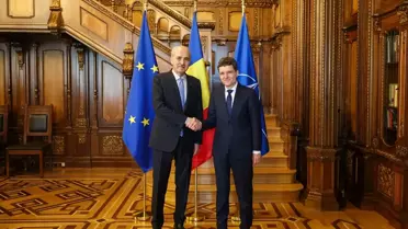 Kurtulmuş, Romanya Cumhurbaşkanı ile Görüştü