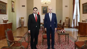 Kurtulmuş TİKA Başkanı Eren'i Kabul Etti