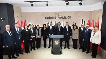 Kasapoğlu'ndan Edirne Valisi'ne Ziyaret