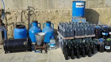Şarköy'de 425 Litre Sahte İçki Ele Geçirildi