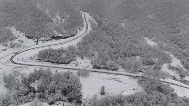 Ganos Dağı'nda Kış Manzarası