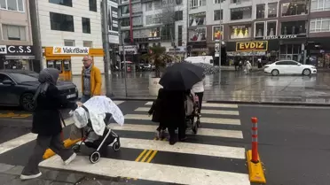 Tekirdağ'da Sağanak Yağmur Etkili