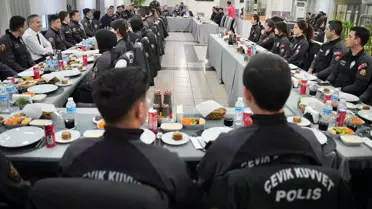 Emniyet Müdürü Turanlı, Çevik Kuvvetle İftarda Buluştu