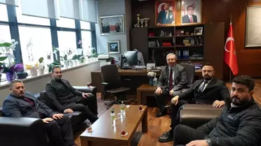 MHP Başkanı Şirin Hastane Başhekimi Tabakoğlu'nu Ziyaret Etti