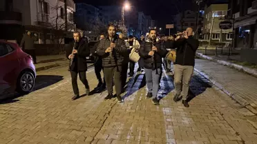 Süleymanpaşa'da Sahur Bandosu