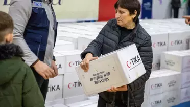 TİKA, Arnavutluk'ta Ramazan Yardımı Dağıttı