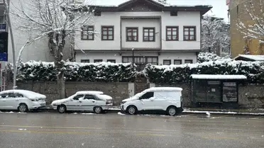 Tokat'ta Kar Yağışı Etkili