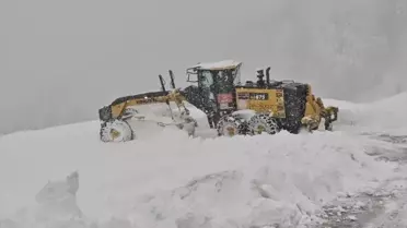 Erbaa'da Kar Yağışı 50 Santimetreyi Buldu