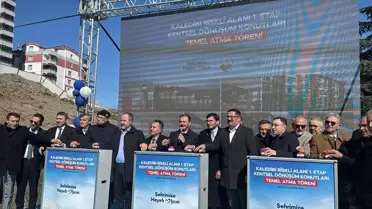 Tokat'ta Kentsel Dönüşüm Projesi Temel Atma Töreni