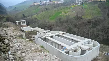 Düzköy Atıksu Tesisini İnceledi