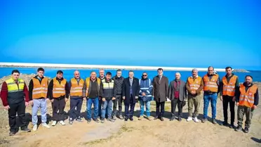 Trabzon Büyükşehir Belediye Başkanı Genç, Uzunkum Yaşam Alanı'nın yapılacağı bölgeyi inceledi