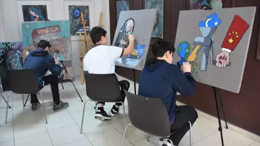 Savaşın Çocukları Sergisi Hazırlığı