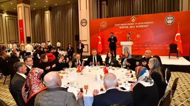 Trabzon'da şehit aileleri ve gaziler için iftar programı düzenlendi