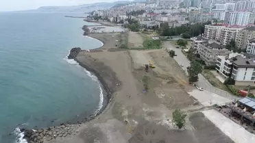 Trabzon'da Yıldızlı-Söğütlü Sahil Projesi