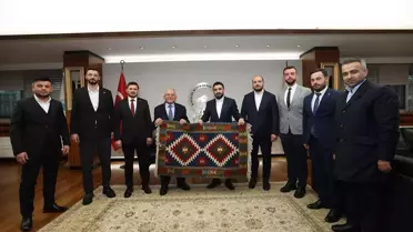 TÜGVA Başkanı Beşinci'den Büyükkılıç'a Ziyaret