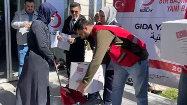 Kızılay Irak'ta İhtiyaç Sahiplerine Yardımda Bulundu