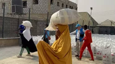 TDV, Nijerya'da Gıda Kolisi Dağıttı