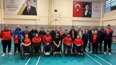 TMTF Başkanı Para Masa Tenisi Takımını Ziyaret Etti