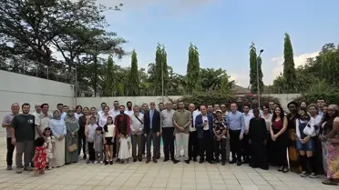 Büyükelçi Poroy Nijerya'daki Türklerle Bayramlaştı