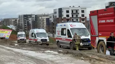 Tuzla'da Yangın Paniği: İşçi Konteyneri Alev Alev!