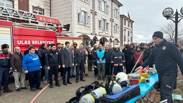 Sivas'ta Yangın Eğitimi Düzenlendi