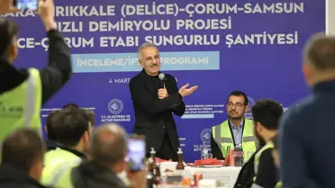 Ulaştırma ve Altyapı Bakanı Uraloğlu, Çorum'da konuştu Açıklaması