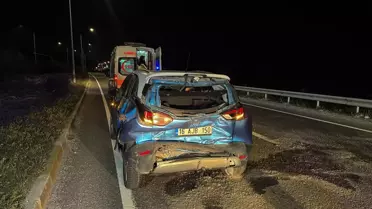 Uşak'ta Tır Kazasında 4 Yaralı