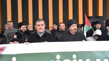 Van'da Gazze İçin Protesto