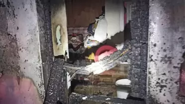 Yayladağı'nda Yangın: 2 Kişi Hastaneye Kaldırıldı