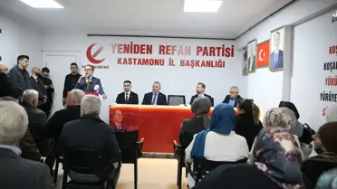 Yeniden Refah Partisi Kastamonu Ziyareti