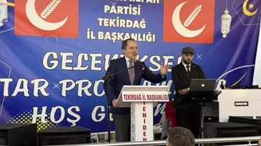 Erbakan Tekirdağ'da İftar Programında