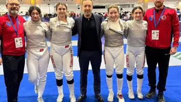 Türkiye Kadın Kılıç Takımı Gümüş Madalya Kazandı