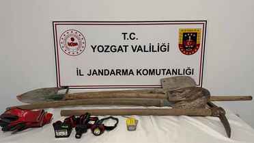 Yozgat'ta İzinsiz Kazı Yapan 5 Zanlı Yakalandı