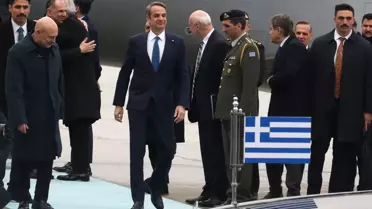 Yunanistan Başbakanı Miçotakis, Cumhurbaşkanı Erdoğan ile görüşmek üzere Ankara'da