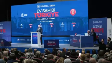 'Yüzyılın Konut Projesi' kapsamında Bolu'da yapılacak konutların kurası çekildi