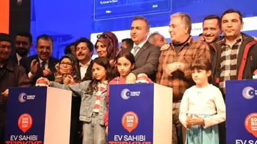 Karaman'da 1550 Konutun Sahipleri Belirlendi